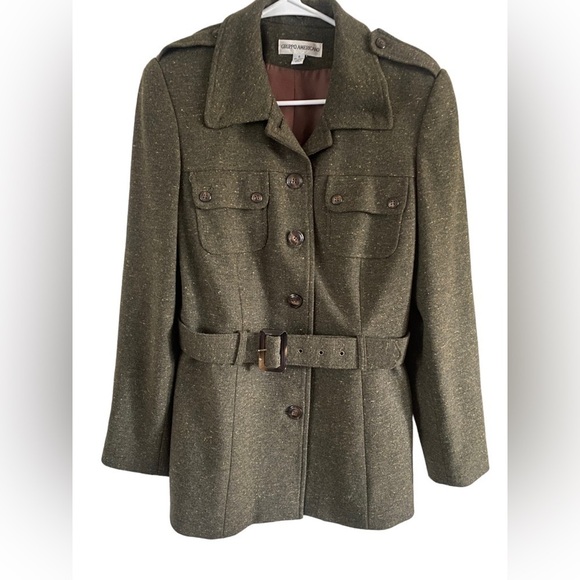 Gruppo Americano Vintage Military Style Jacket Size 8 - Picture 1 of 5